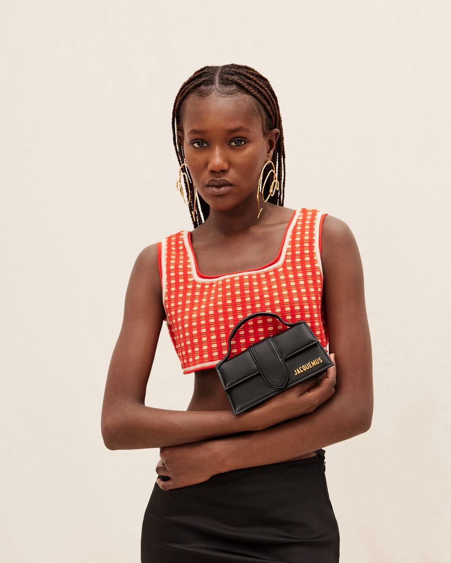  Túi Nữ Jacquemus Le Bambino 'Black' 