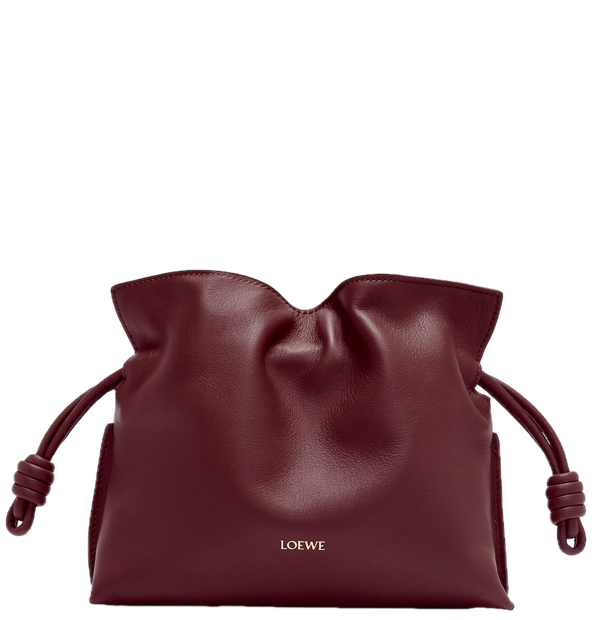  Túi Nữ Loewe Mini Flamenco Clutch 'Burgundy' 