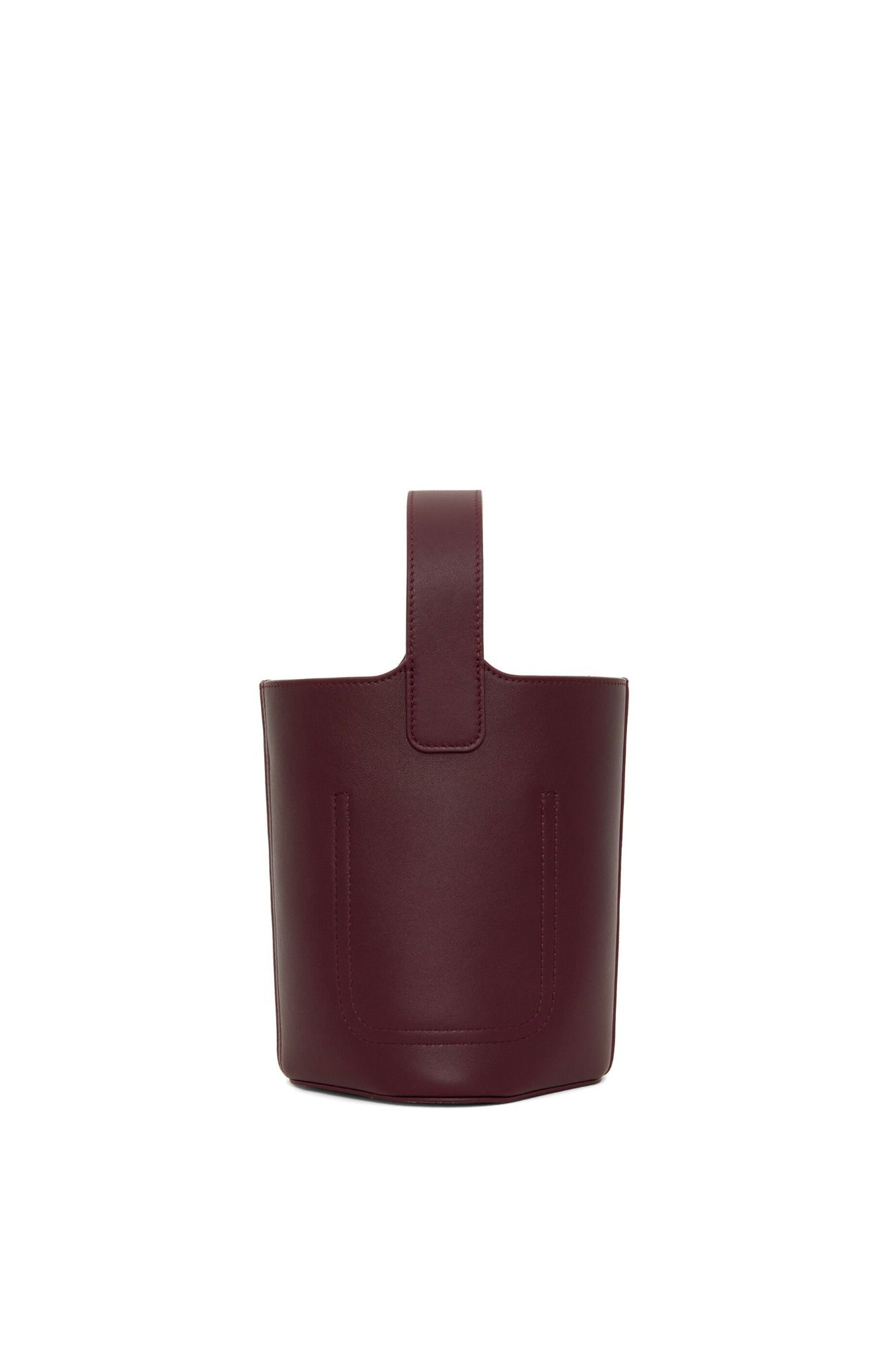  Túi Nữ Loewe Mini Pebble Bucket 'Burgundy' 