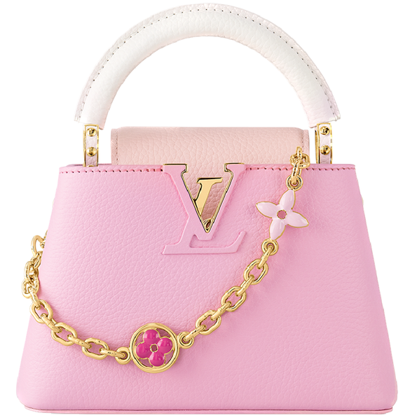  Túi Nữ Louis Vuitton Capucines Mini 'Candy Pink' 