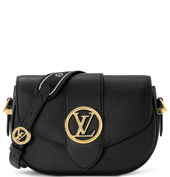  Túi Nữ Louis Vuitton Lv Pont 9 Soft MM 'Black' 