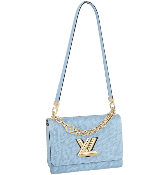  Túi Nữ Louis Vuitton Twist MM Epi 'Bleu Nuage' 