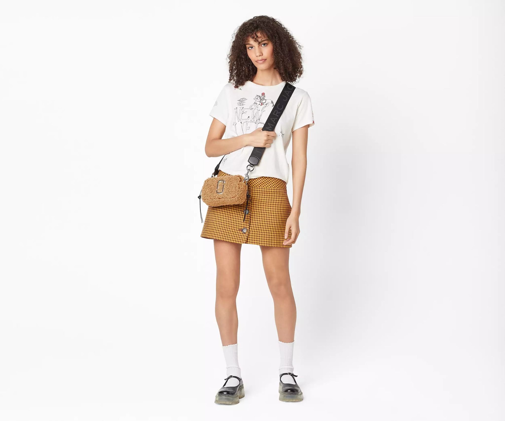  Túi Nữ Marc Jacobs Snapshot Teddy 'Beige' 