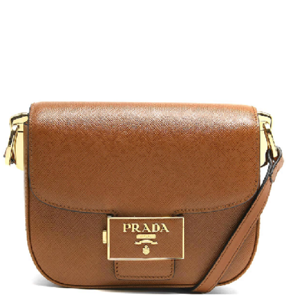  Túi Nữ Prada Emblem Shoulder Bag 'Tan' 