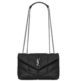  Túi Nữ Saint Laurent Toy Puffer 'Black' 