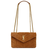  Túi Nữ Saint Laurent Toy Puffer 'Camel' 