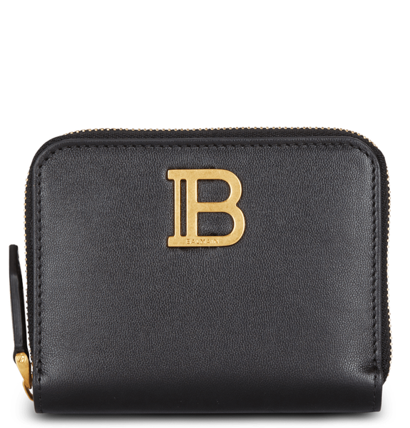  Ví Nữ Balmain B-buzz Leather Purse 'Black' 