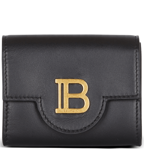  Ví Nữ Balmain B-buzz Leather Purse 'Black' 