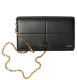  Ví Nữ Burberry Snip Chain Strap Wallet 'Black' 