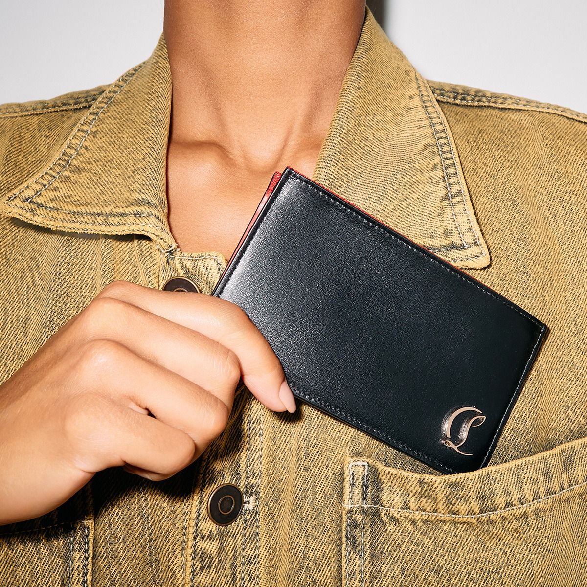  Ví Nữ Christian Louboutin Loubi54 'Black' 