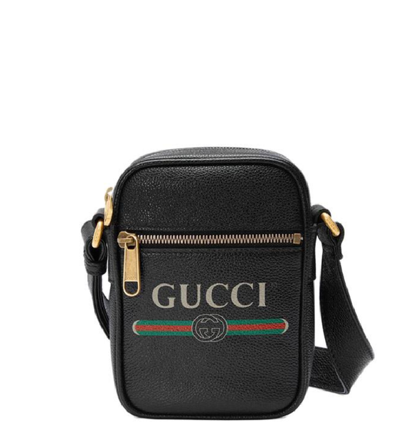  Túi Nam Gucci Print Mini Messenger Bag 'Black' 