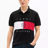  Áo Tommy Hilfiger Regular Fit Chest Logo 'Black' 