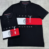  Áo Tommy Hilfiger Regular Fit Chest Logo 'Black' 