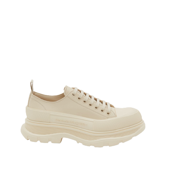  Giày Nam Alexander McQueen Tread Slick Lace Up 'Pearl' 