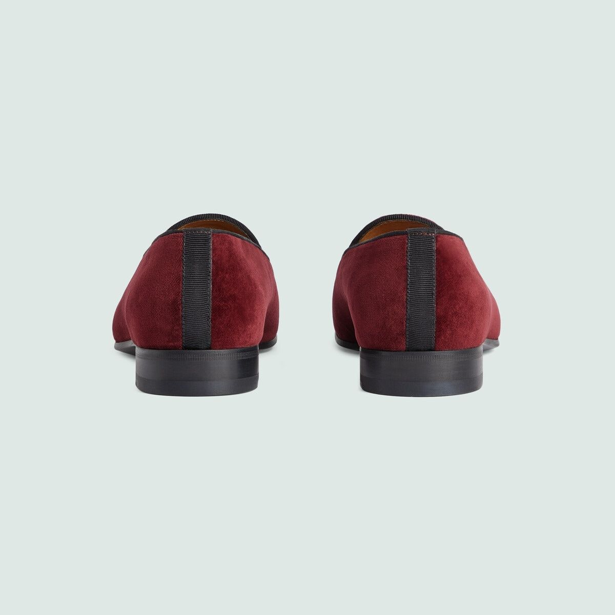  Giày Nam Gucci Loafer With Horsebit 'Burgundy Velvet' 