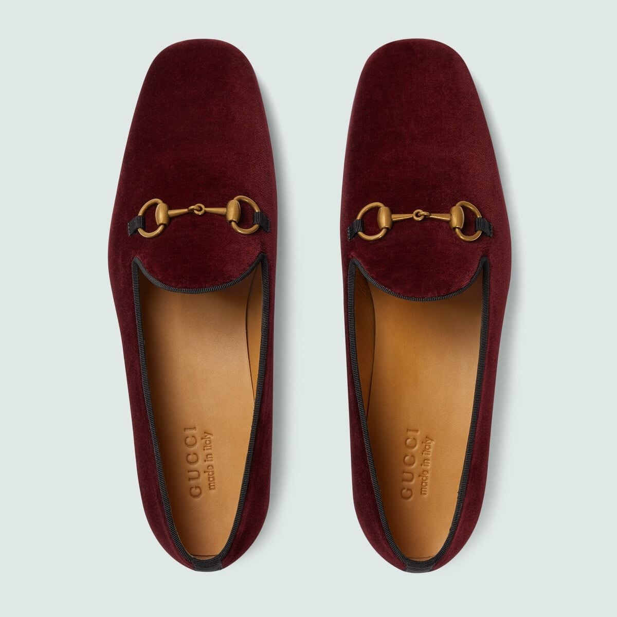  Giày Nam Gucci Loafer With Horsebit 'Burgundy Velvet' 