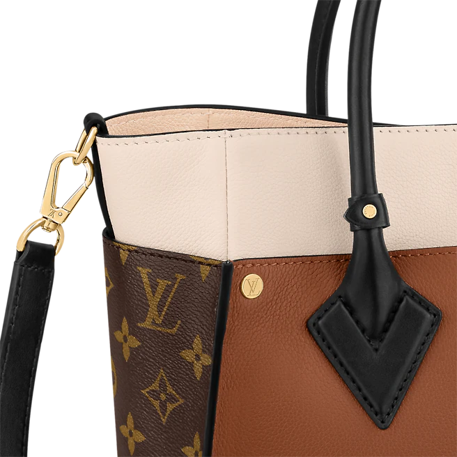  Túi Nữ Louis Vuitton On My Side Tote Chataigne 'Brown Crème Beige' 