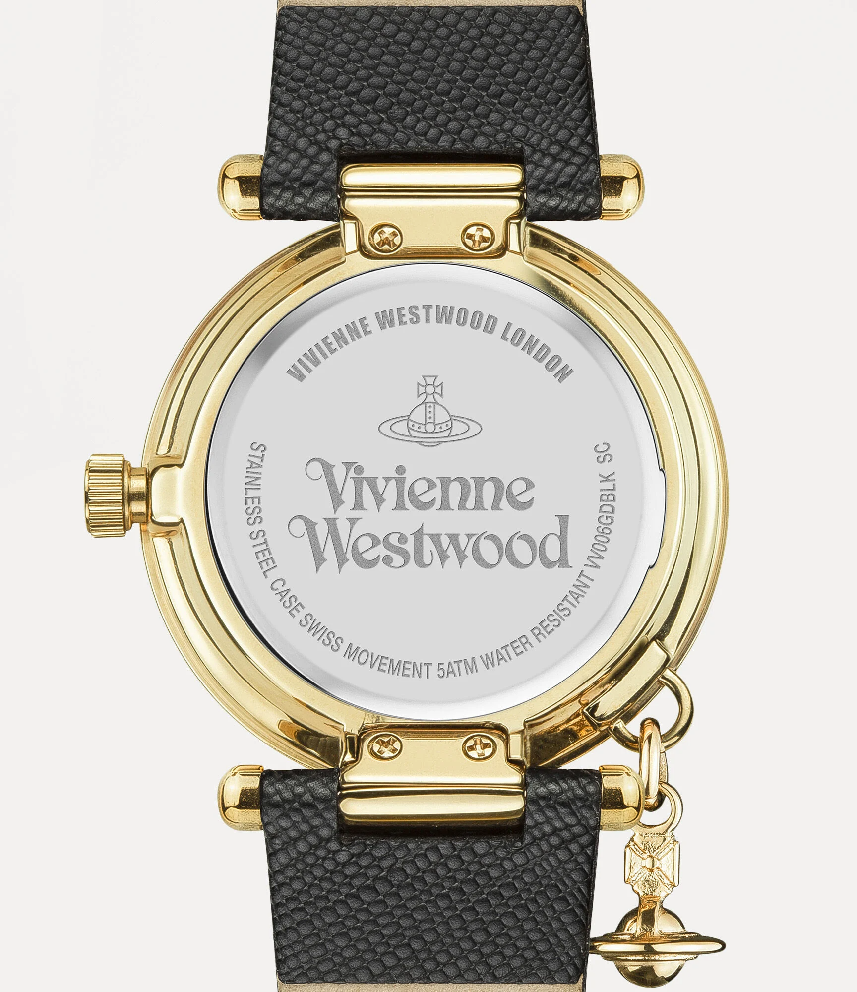  Đồng Hồ Nam Vivienne Westwood Orb Heart 'Black' 