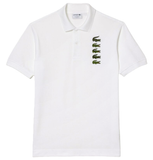  Áo Lacoste Classic Fit Croc Badge Piqué 'White' 