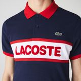  Áo Lacoste Color Block Light Knit Polo 'Navy' 