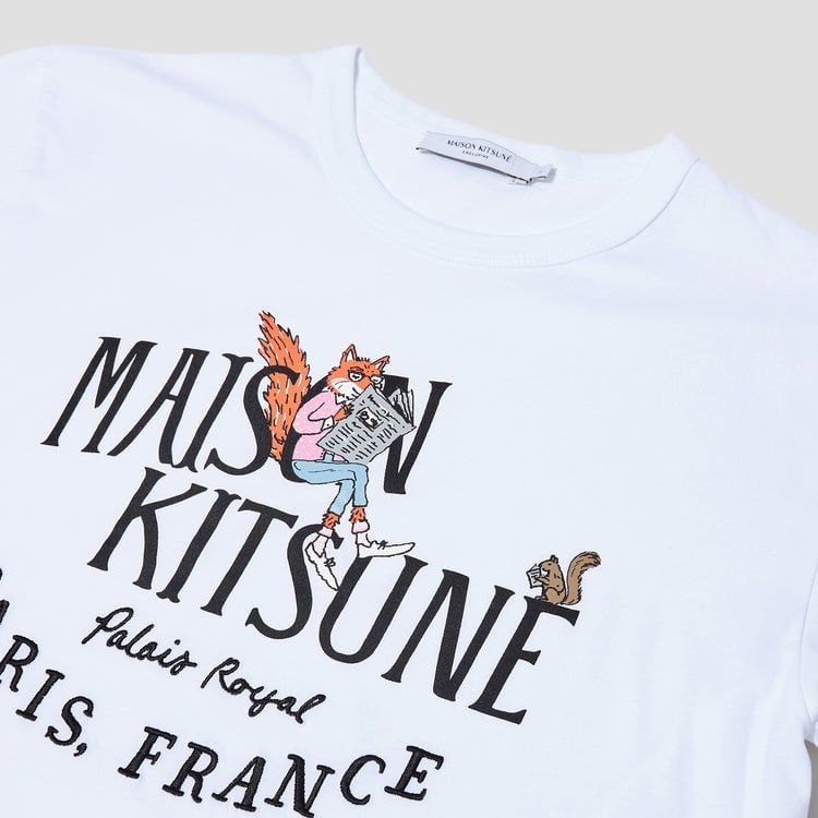  Áo Maison Kitsune Oly Palais Royal 'White' 