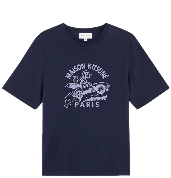  Áo Maison Kitsune Racing Fox 'Ink Blue' 