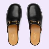  Dép Nam Gucci Horsebit Slipper 'Black' 