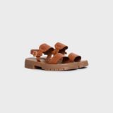  Dép Nữ Celine Clea Triomphe Sandal 'Tan' 