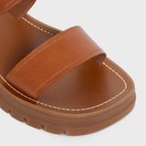  Dép Nữ Celine Clea Triomphe Sandal 'Tan' 