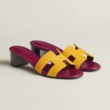  Giày Nữ Hermes Oasis Sandal 'Jaune Topaze' 