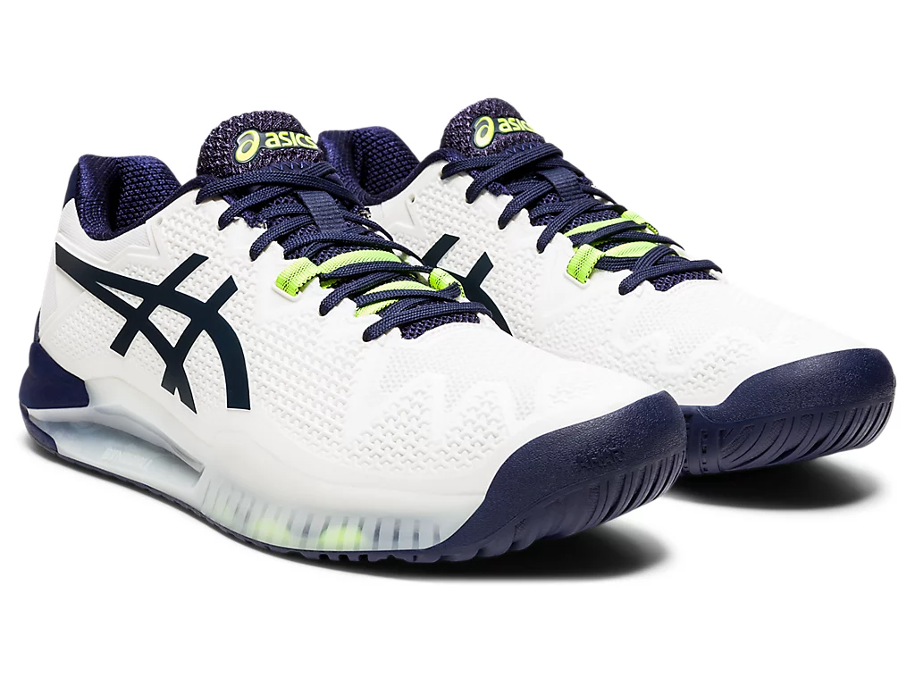  Giày Asics Gel Resolution 8 'White Peacoat' 