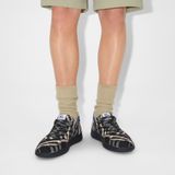  Giày Nam Burberry Check Terrace Sneakers 'Black' 