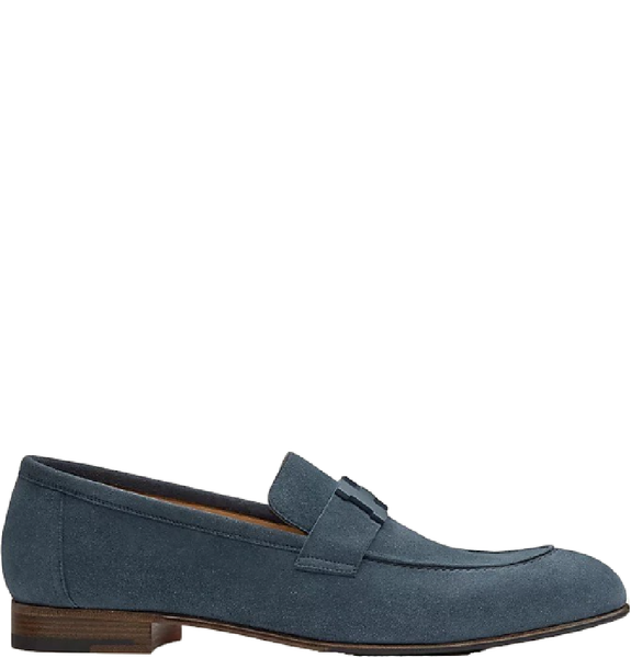  Giày Nam Hermes Paris Loafer 'Bleu Céleste' 