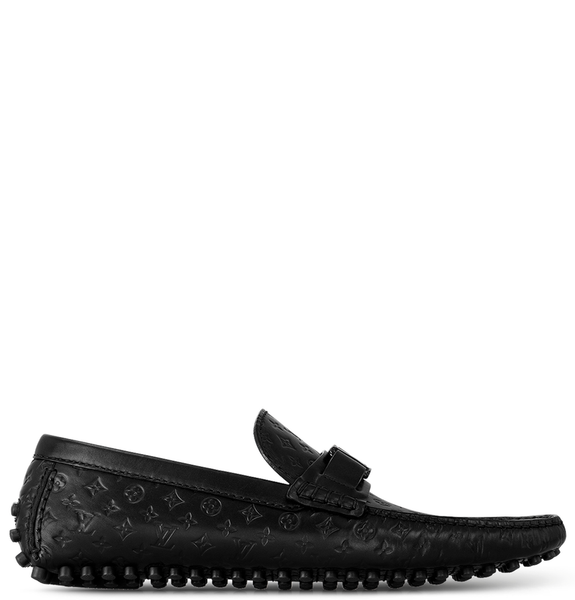  Giày Nam Louis Vuitton Hockenheim Moccasins 'Black' 