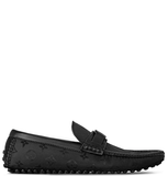  Giày Nam Louis Vuitton Hockenheim Moccasins 'Black' 