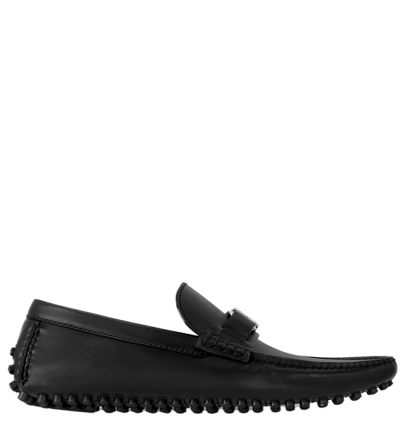  Giày Nam Louis Vuitton Hockenheim Moccasins 'Black' 