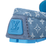  Giày Nam Louis Vuitton LV Driver Moccasins 'Blue' 