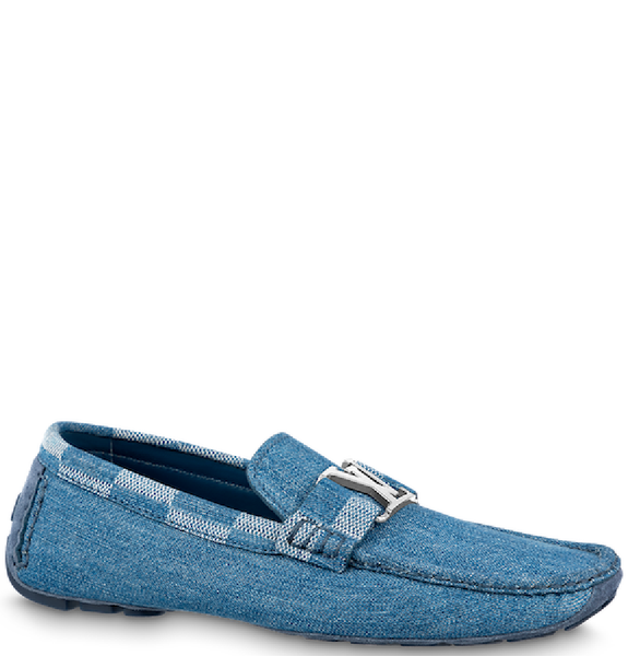  Giày Nam Louis Vuitton Monte Carlo Moccasins 'Blue' 