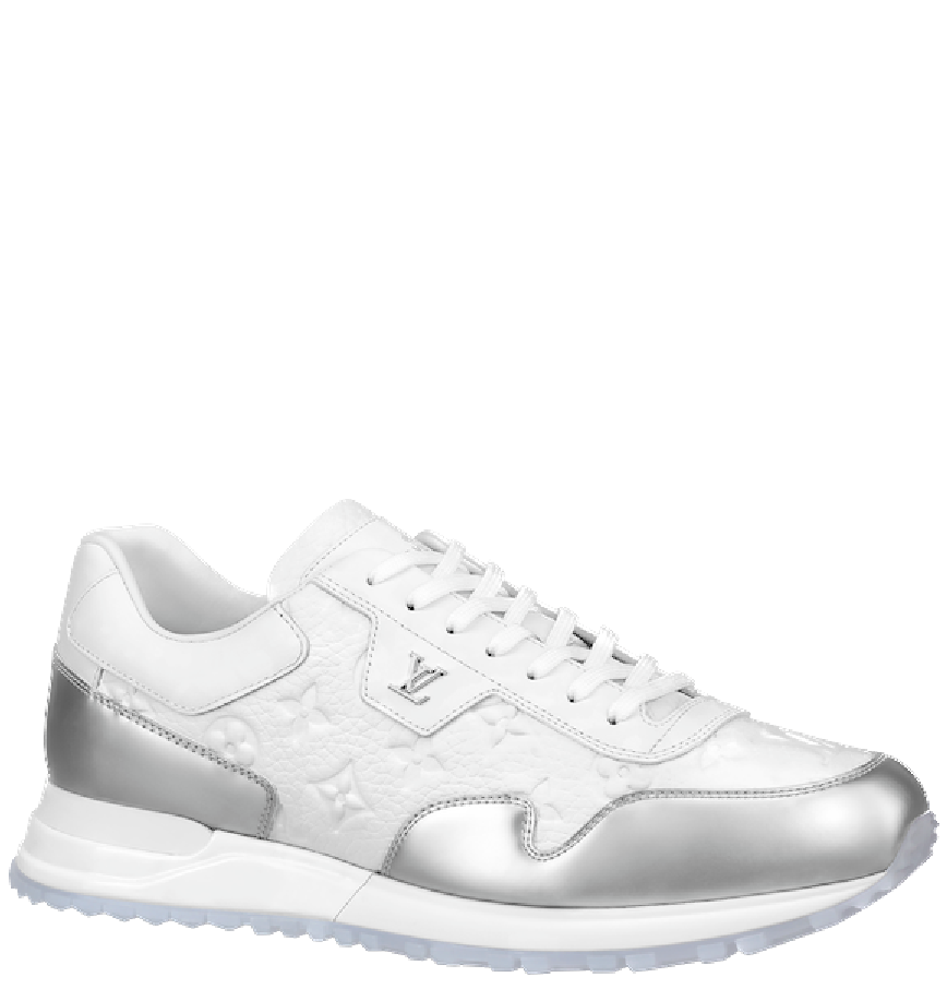  Giày Nam Louis Vuitton Run Away Trainers 'Silver' 