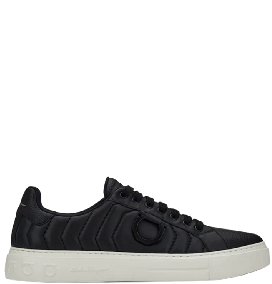  Giày Nam Salvatore Ferragamo Gancini 'Black' 