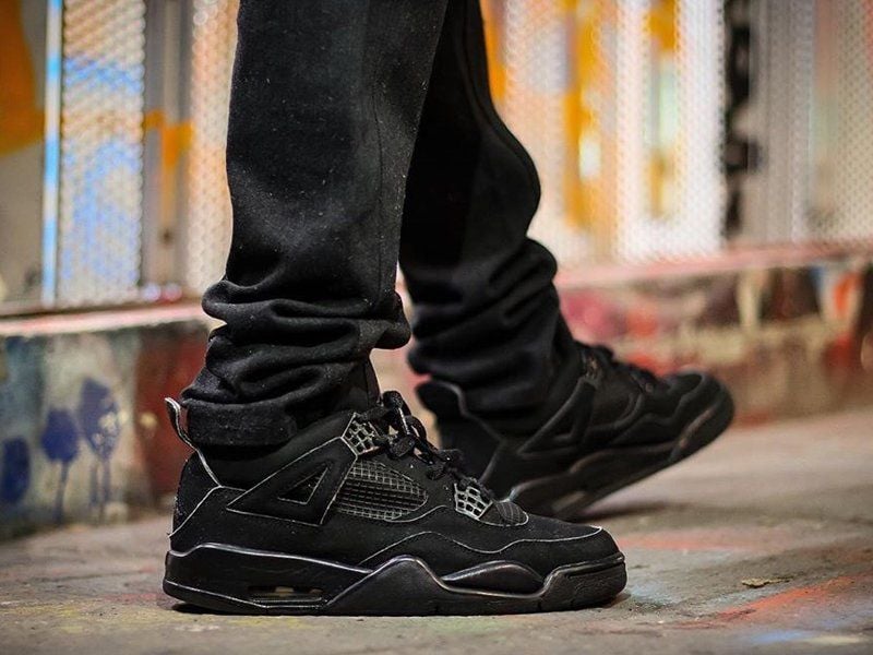  Giày Nike Air Jordan 4 Retro 2020 'Black Cat' 