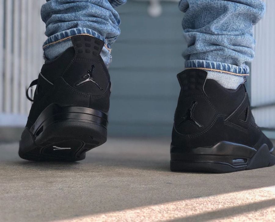  Giày Nike Air Jordan 4 Retro 2020 'Black Cat' 