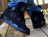  Giày Nike Air Jordan 4 Retro 2020 'Black Cat' 