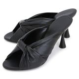  Giày Nữ Balenciaga Drapy Mules 'Black' 