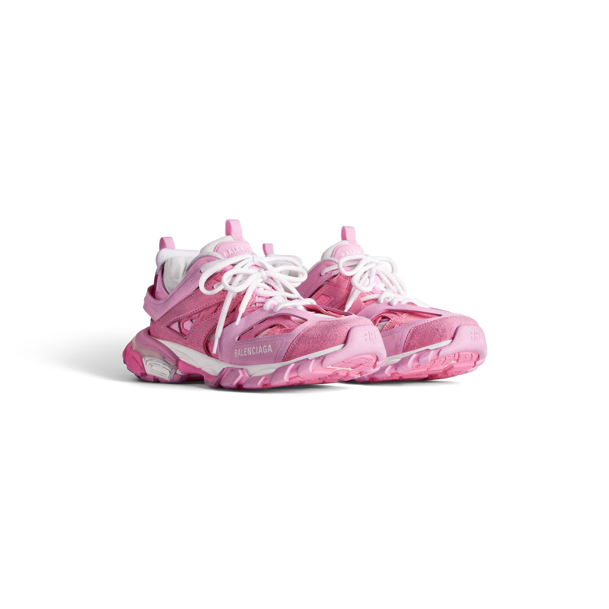  Giày Nữ Balenciaga Track Trainers 'Pink' 