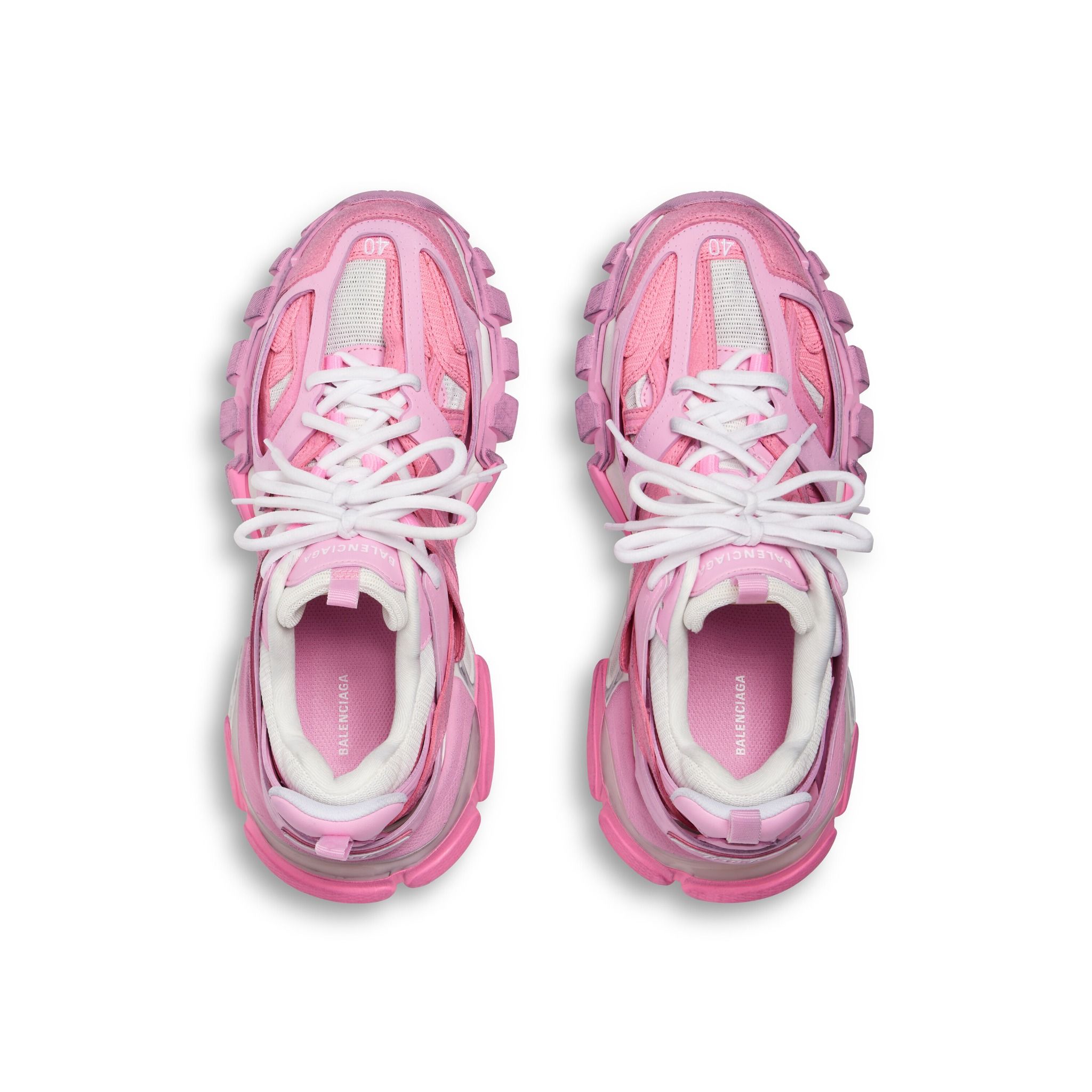  Giày Nữ Balenciaga Track Trainers 'Pink' 
