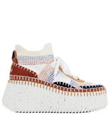  Giày Nữ Chloe Nama Wedge Sneaker 'Red Sand' 