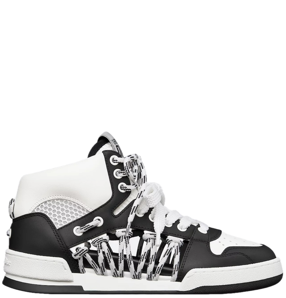  Giày Nữ Dior First High-Top Sneaker 'Black' 