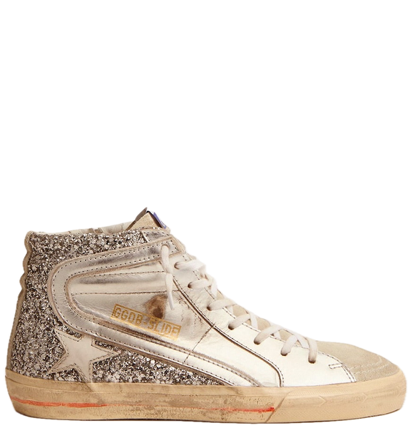  Giày Nữ Golden Goose Slide 'Silver' 