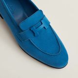  Giày Nữ Hermes Paris Loafer 'Bleu Bleuet' 